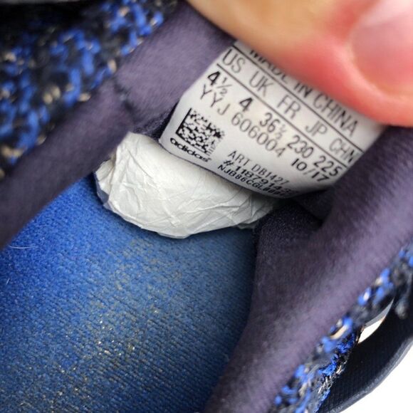 2017 Adidas UltraBoost 4.0 J Trace Blue Size 4.5 - Picture 13 of 16